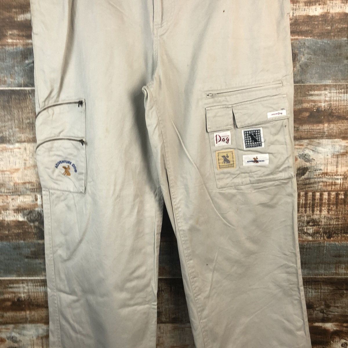 Other DL Adventure Dog White Cargo Multipocket Pants #C697 Size US 34 / EU 50 - 5 Thumbnail