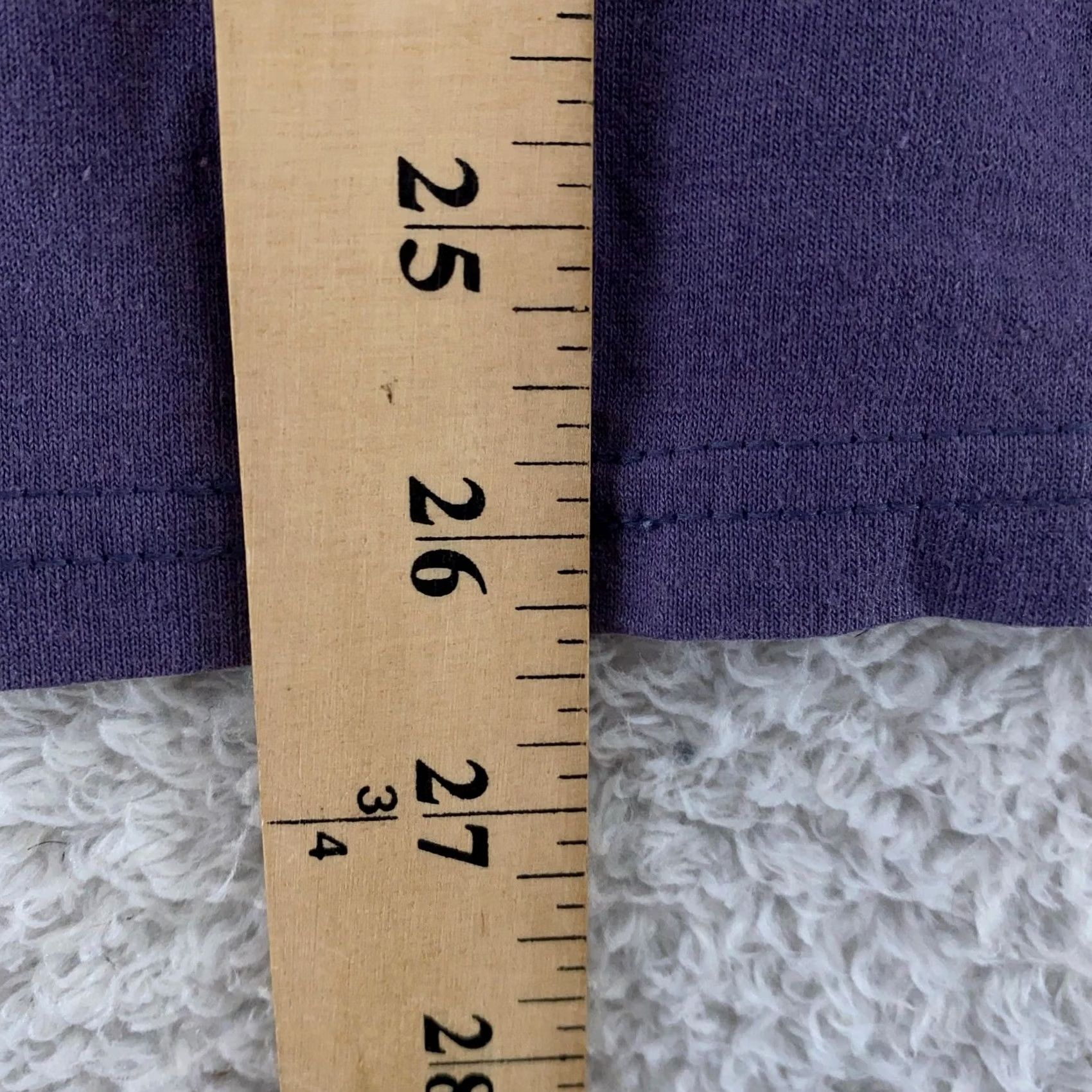Hanes VINTAGE Hanes Shirt Mens Medium Purple Heavyweight 50/50 Crewneck 90s Size US M / EU 48-50 / 2 - 6 Thumbnail