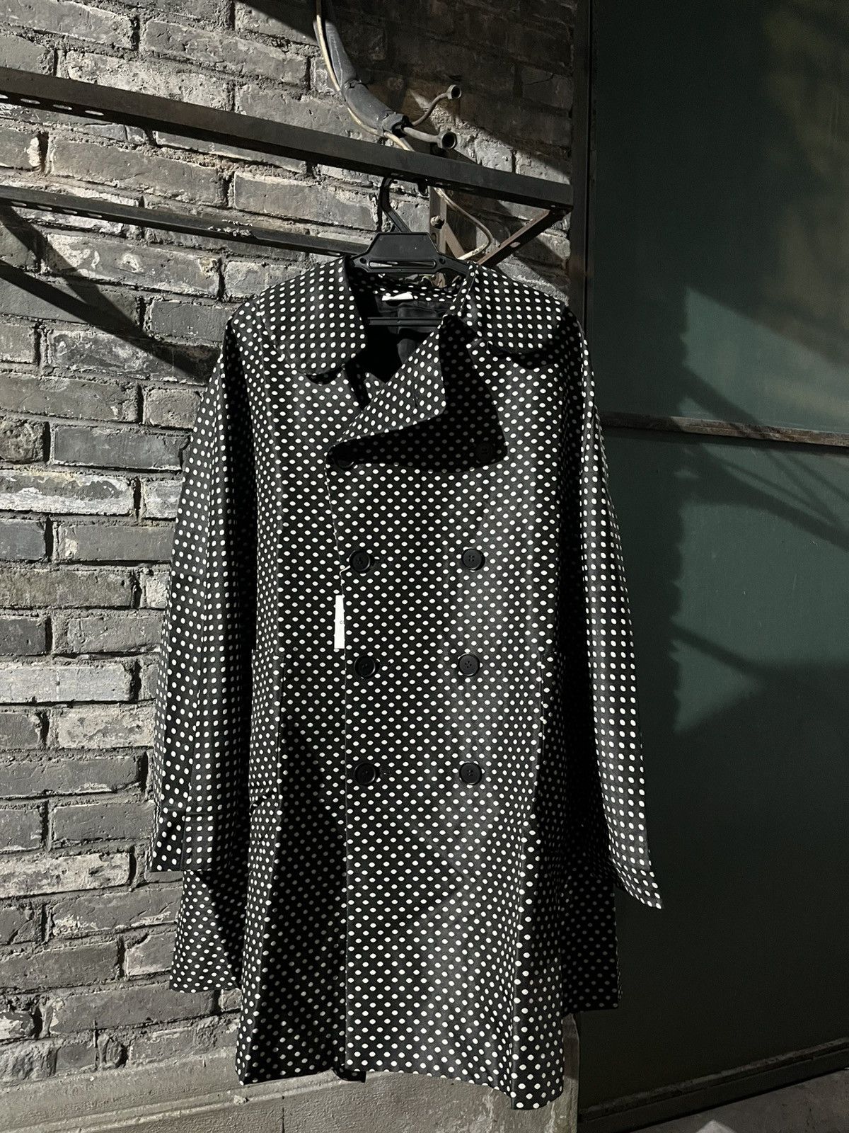 Comme des Garcons Homme Plus COMME des GARÇONS Homme Plus Polka Dot Double-Breasted Coat Size US XS / EU 42 / 0 - 1 Thumbnail