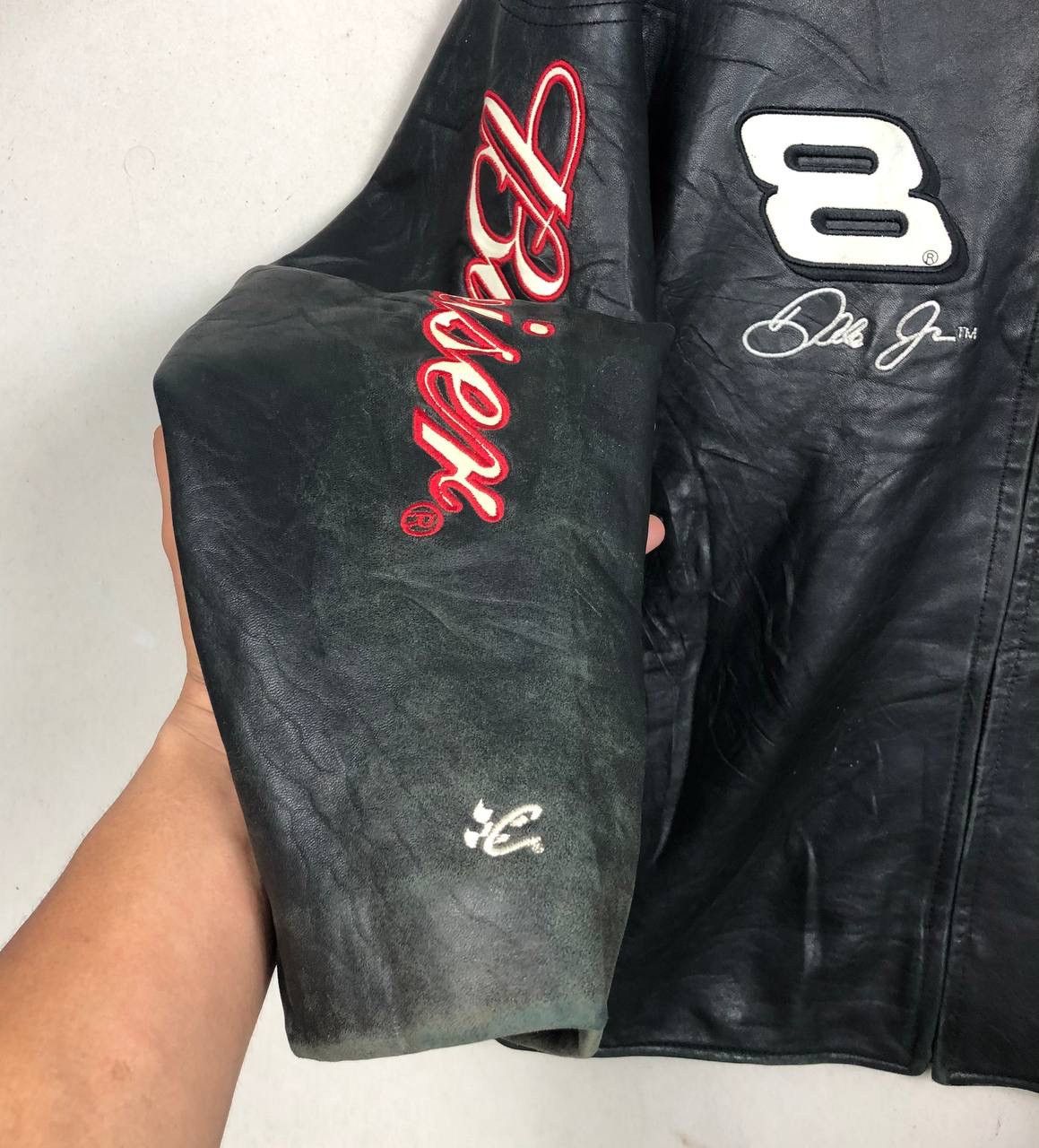 Wilsons Leather Wilson Leather Dale Earnhardt Jr #8 Budweiser Nascar Jacket Size US L / EU 52-54 / 3 - 9 Thumbnail