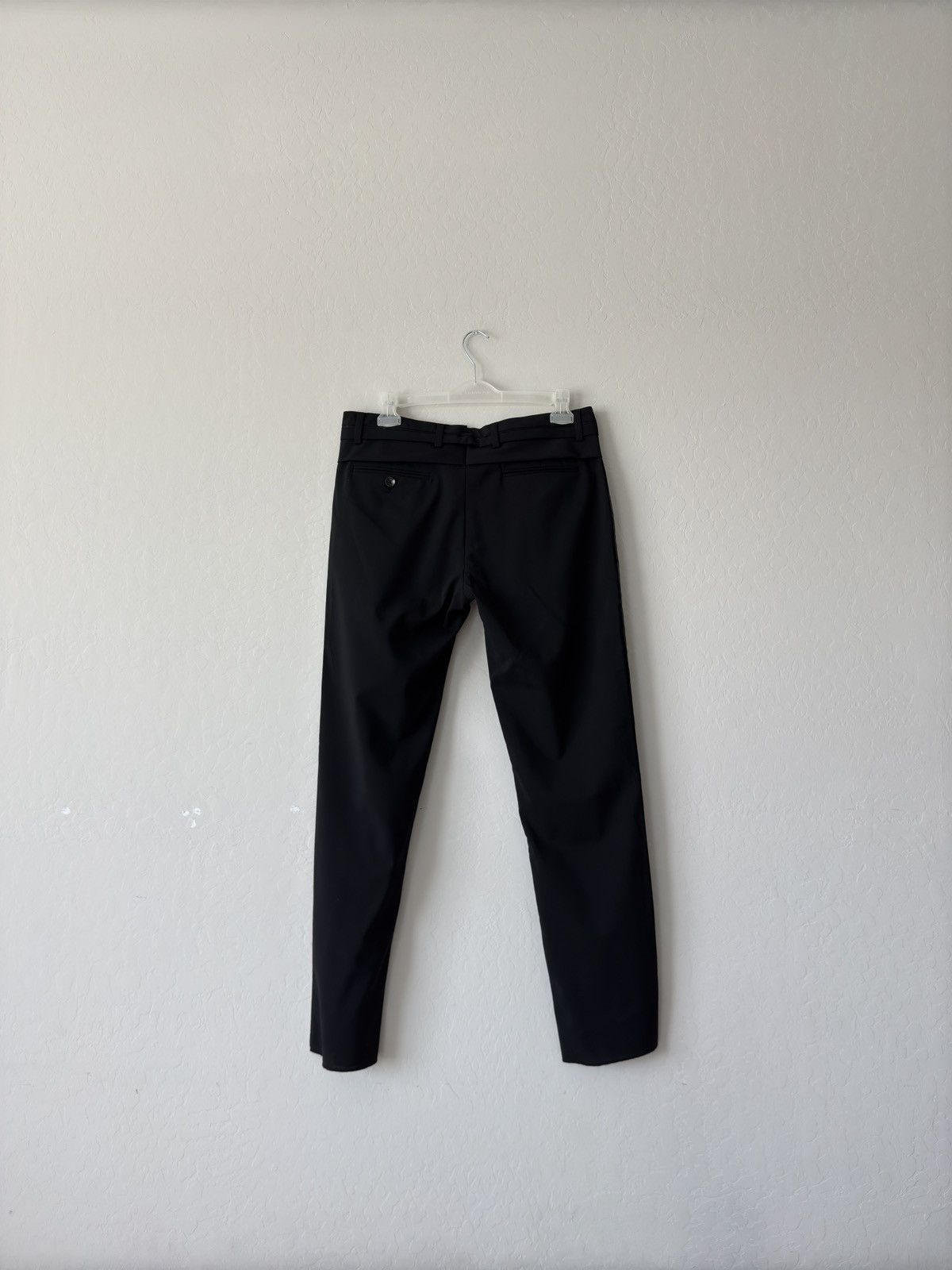 OAMC $1000 Runway Black Wool Reverse 2 Button Suit Pant Size US 33 - 7 Thumbnail
