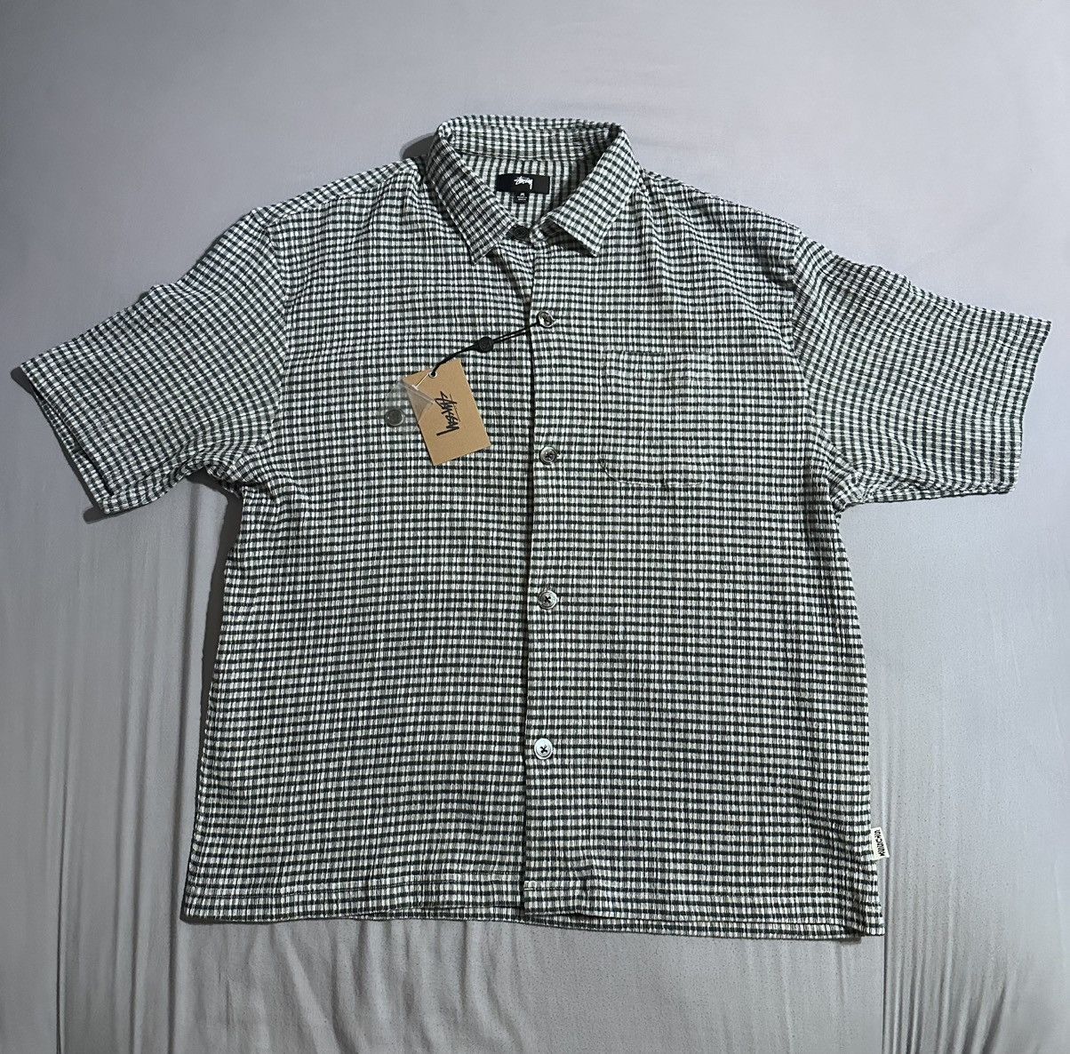 Stussy Stussy Wrinkly Gingham shirt Size US M / EU 48-50 / 2 - 1 Thumbnail