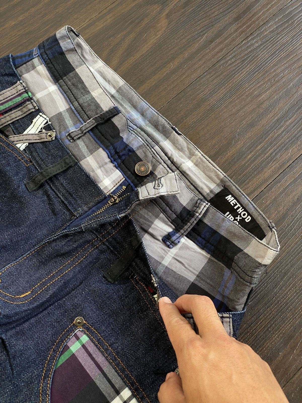 Japanese Brand DOUBLEWAIST METHOD x UP START JAPAN DENIM Size US 29 - 8 Thumbnail
