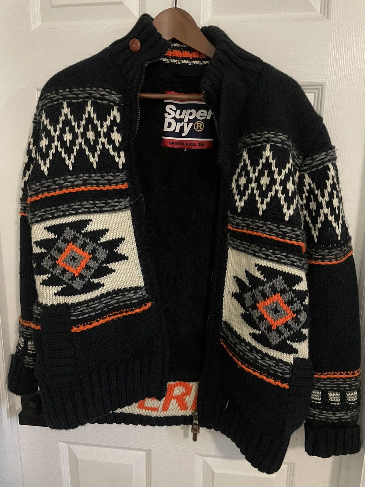 Superdry Superdry heavy knitted zipper jacket Size US L / EU 52-54 / 3 - 1 Thumbnail