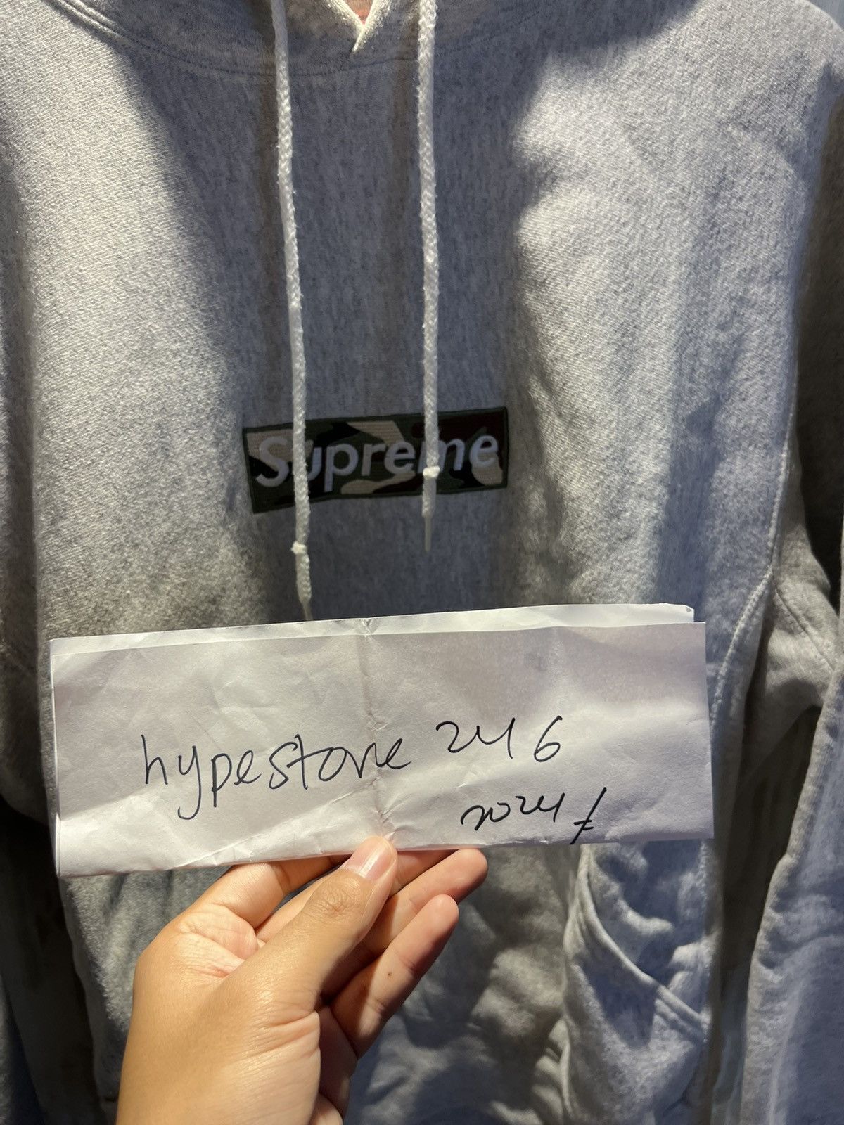 Supreme × Vintage 1995 1ST ANNIVERSARY SUPREME BOX LOGO HOODIE Size US L / EU 52-54 / 3 - 7 Thumbnail