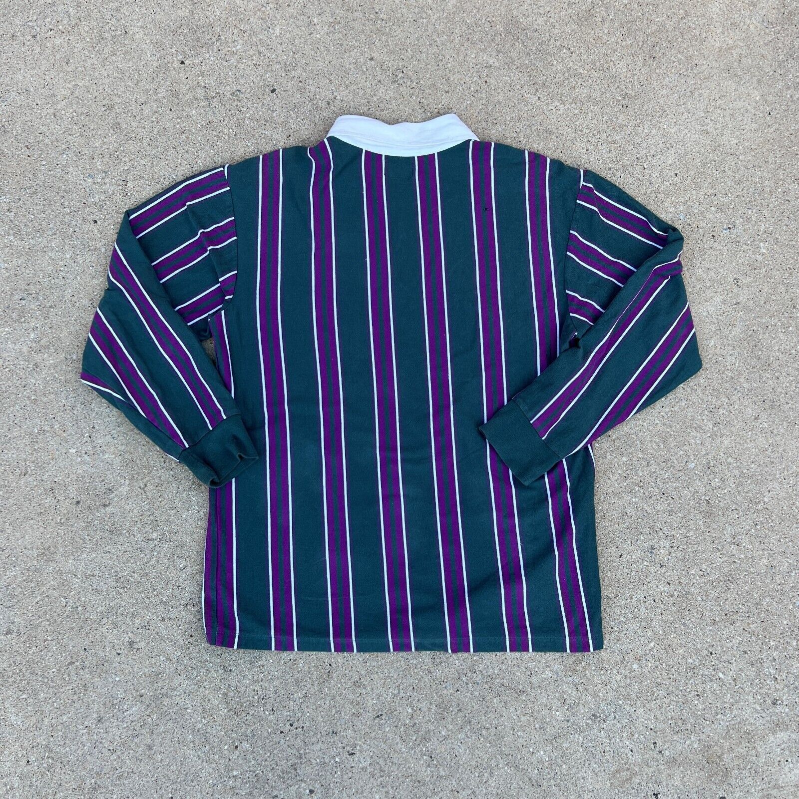 Obey Obey Script Dark Teal Long Sleeve Polo Shirt Size US S / EU 44-46 / 1 - 3 Thumbnail