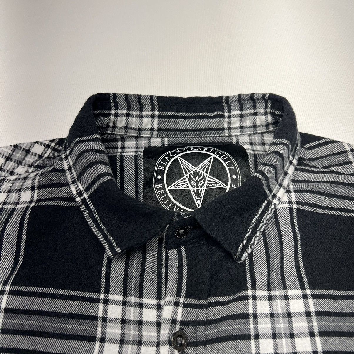 Other Black Craft Cult Flannel Shirt Black Plaid Button Up Graphic Size US L / EU 52-54 / 3 - 4 Thumbnail