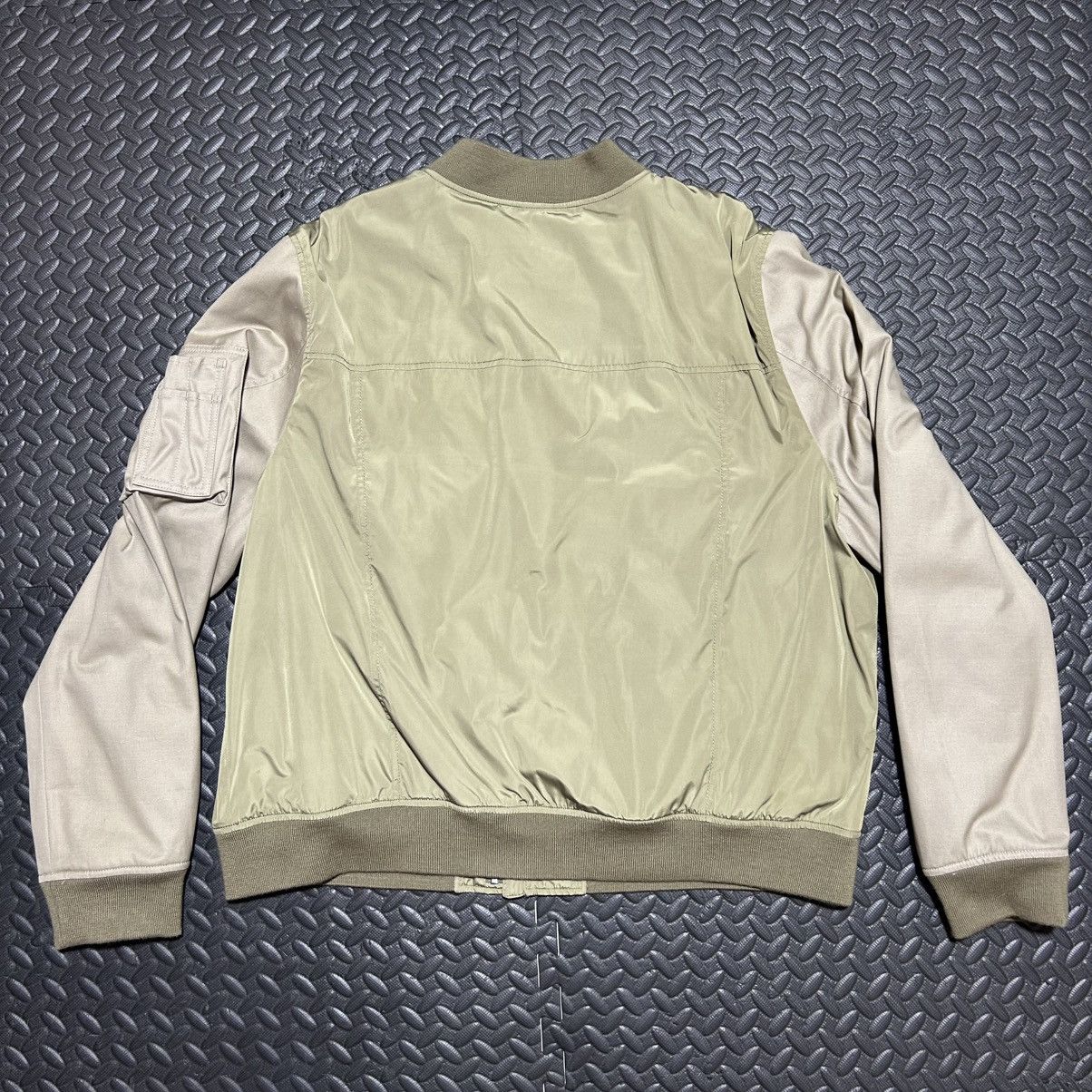 Express Express Military Bomber Style Jacket Olive Green Mens 2XL Size US XXL / EU 58 / 5 - 16 Thumbnail