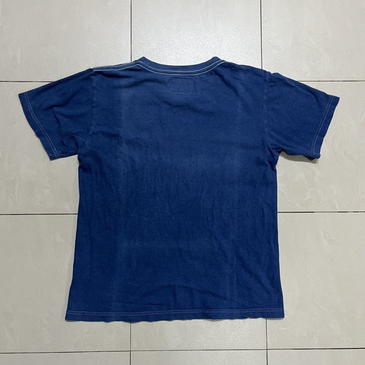Blue Blue Japan × Indigo × Japanese Brand Yen Jeans Garment Dyed T Shirt Size US S / EU 44-46 / 1 - 6 Thumbnail
