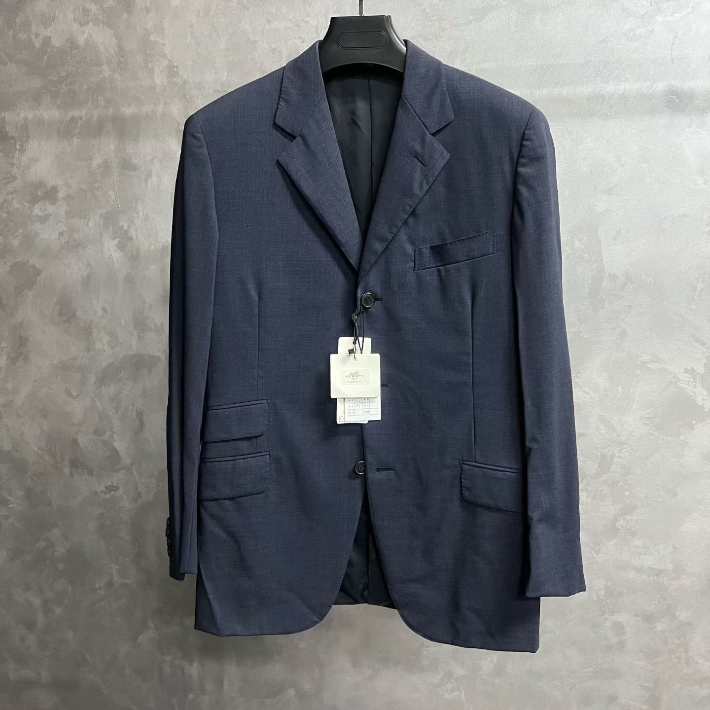 Hermes Hermes Formal Blue Suit 46 Men Size 40R - 1 Thumbnail
