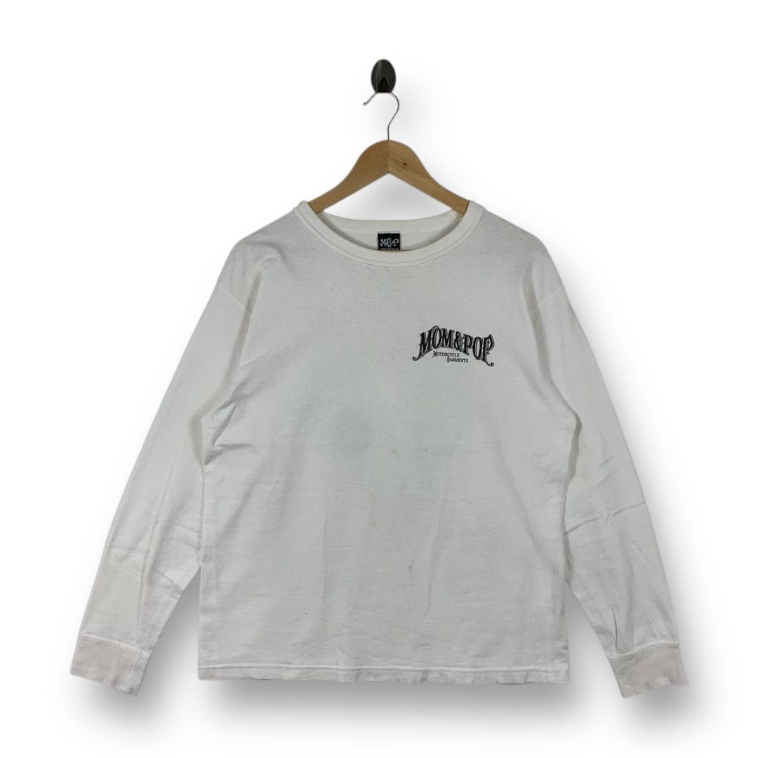 Other Vintage Mom & Pop Motorcycle Garments Long Sleeve Shirt Size US M / EU 48-50 / 2 - 2 Thumbnail