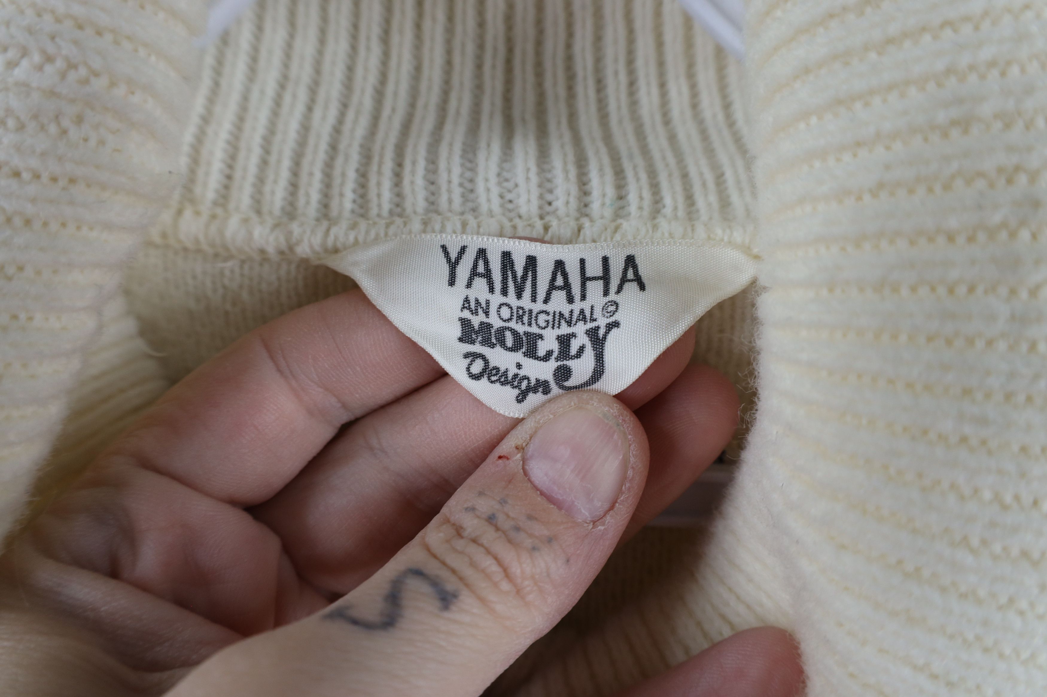 Vintage × Yamaha Vintage 70s Yamaha Racing Design Turtleneck Sweater USA Size US XL / EU 56 / 4 - 6 Thumbnail