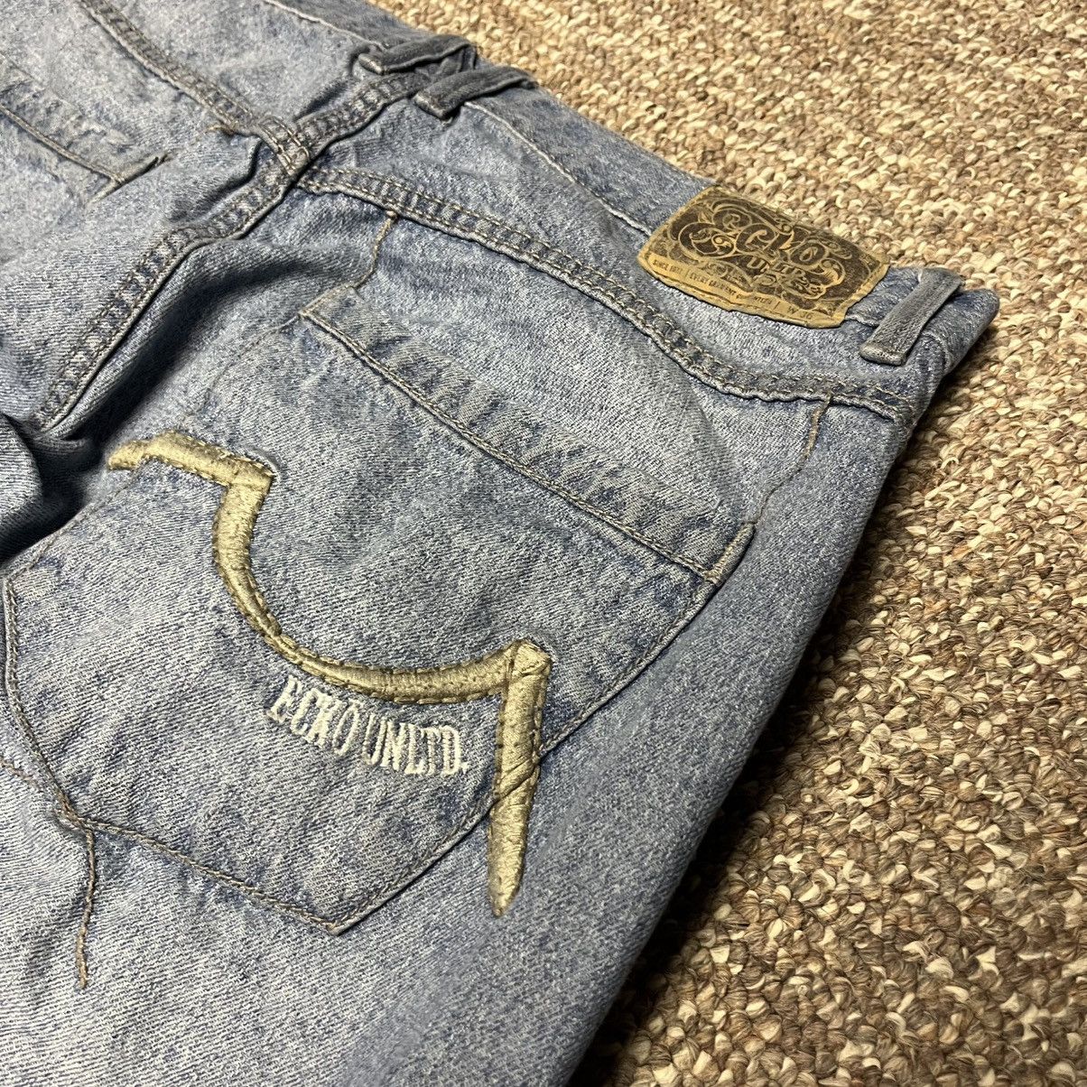 Ecko Unltd. RARE Y2K Ecko Mini Pocket Skater Embroidered Denim Jeans Size US 36 / EU 52 - 1 Thumbnail