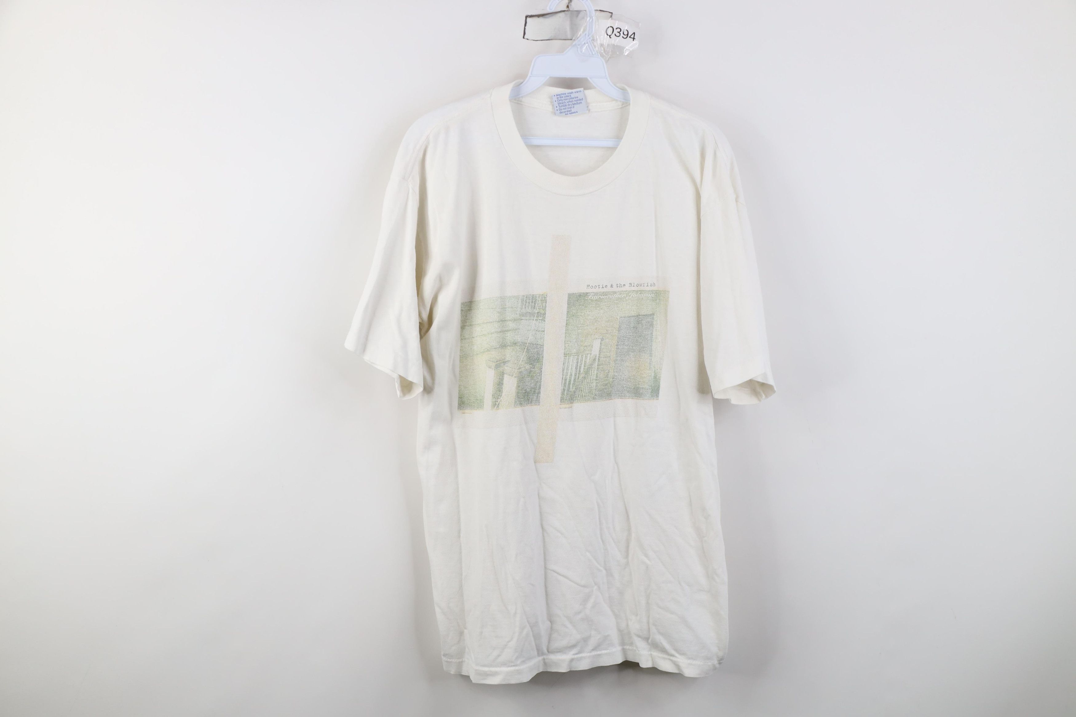 Vintage Vintage 90s Fairweather Hootie & The Blowfish Band T-Shirt Size US L / EU 52-54 / 3 - 1 Thumbnail