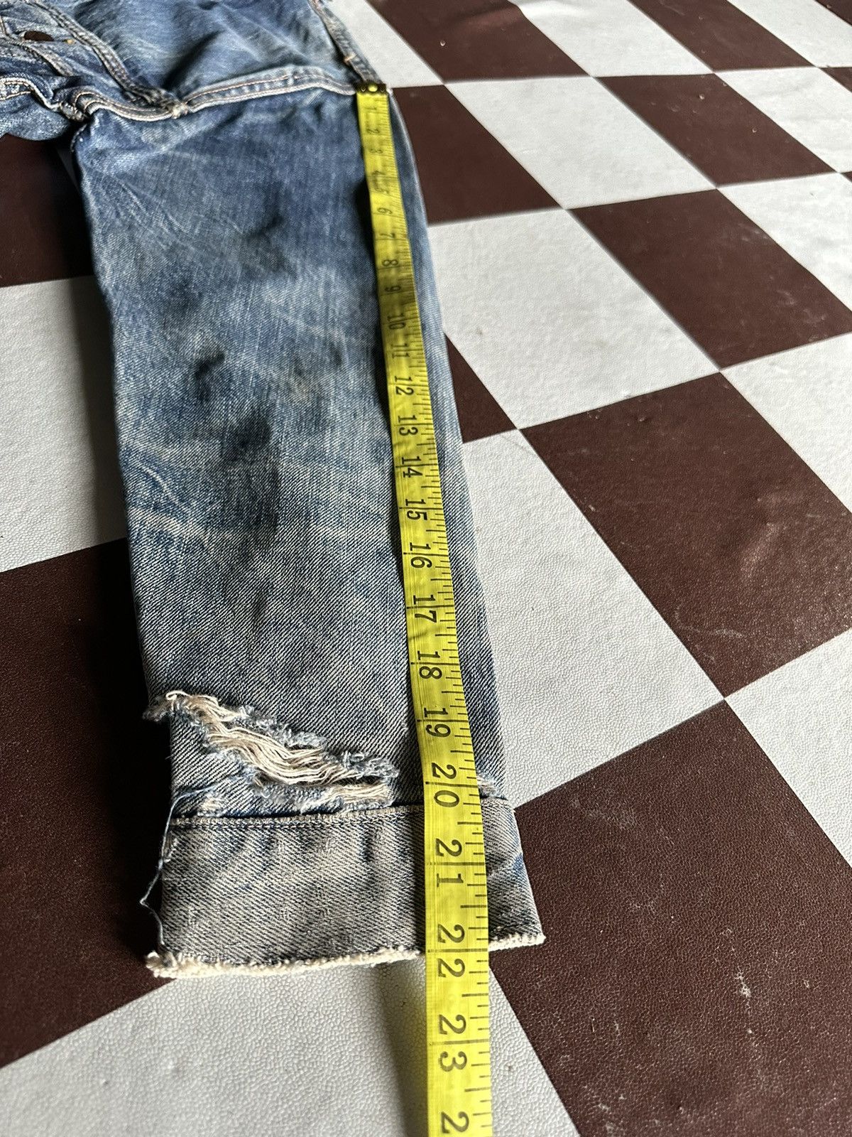 Sears Vintage 70s Sears selvedge rusty wash denim jacket Size US S / EU 44-46 / 1 - 13 Thumbnail