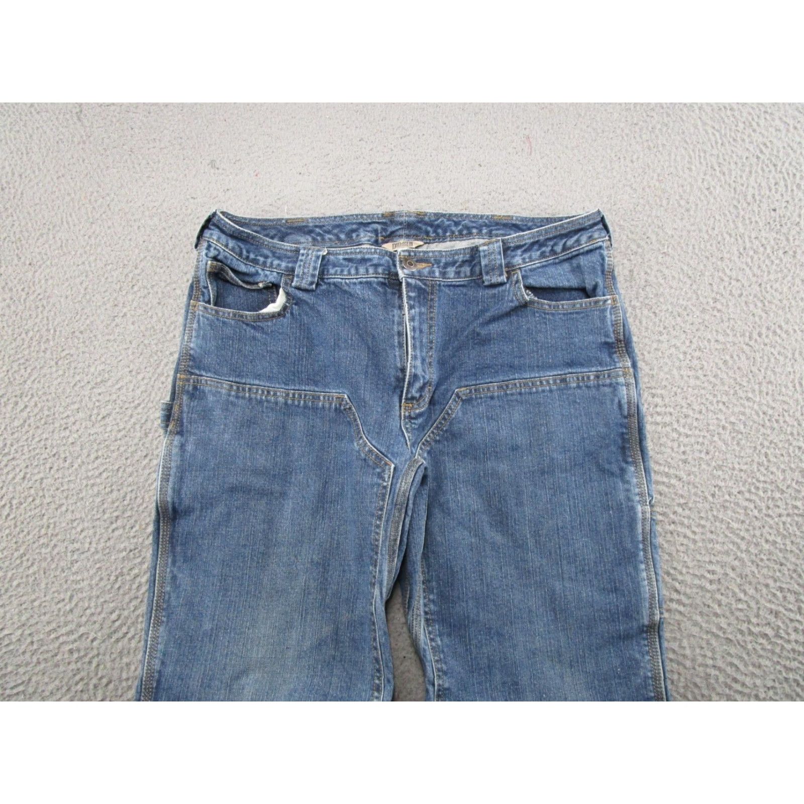 Doublet Duluth Jeans Womens Blue Double Knee Flex Denim Carpenter Size 14x31尺 Size 36" / US 14 / IT 50 - 3 Thumbnail
