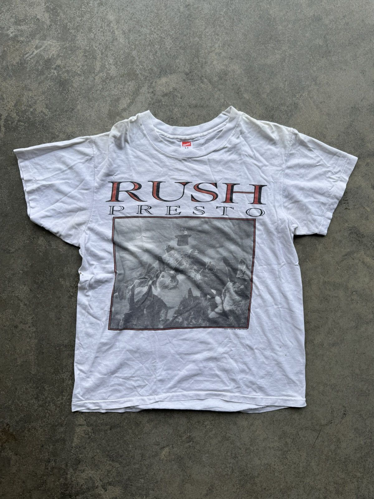 Band Tees × Vintage Vintage 1990 Rush “Presto” Tour Tee Size US L / EU 52-54 / 3 - 1 Thumbnail