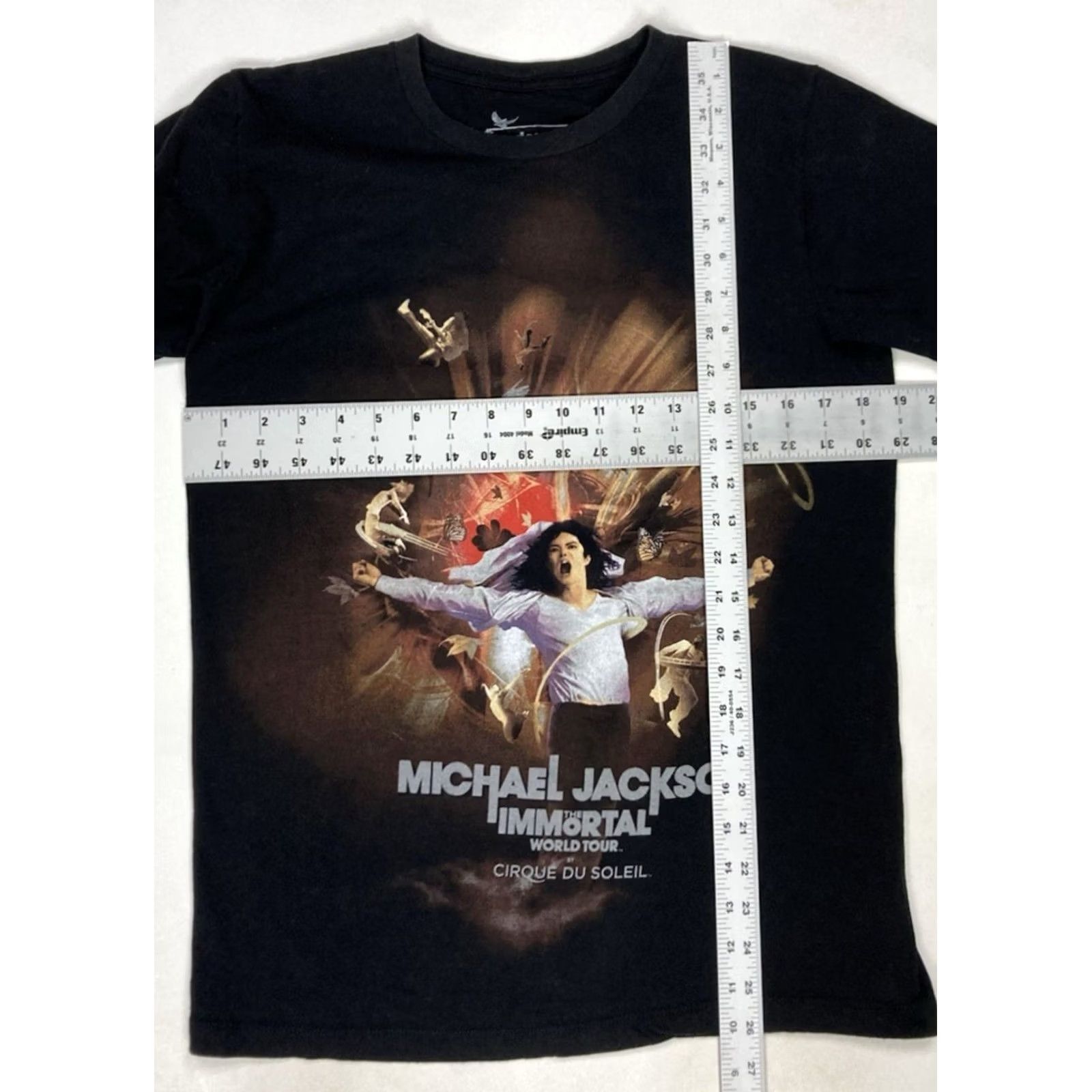 Vintage VINTAGE Cirque du Soleil Michael Jackson Immortal Tour Graphic T-shirt Women Medium Size M / US 6-8 / IT 42-44 - 6 Thumbnail