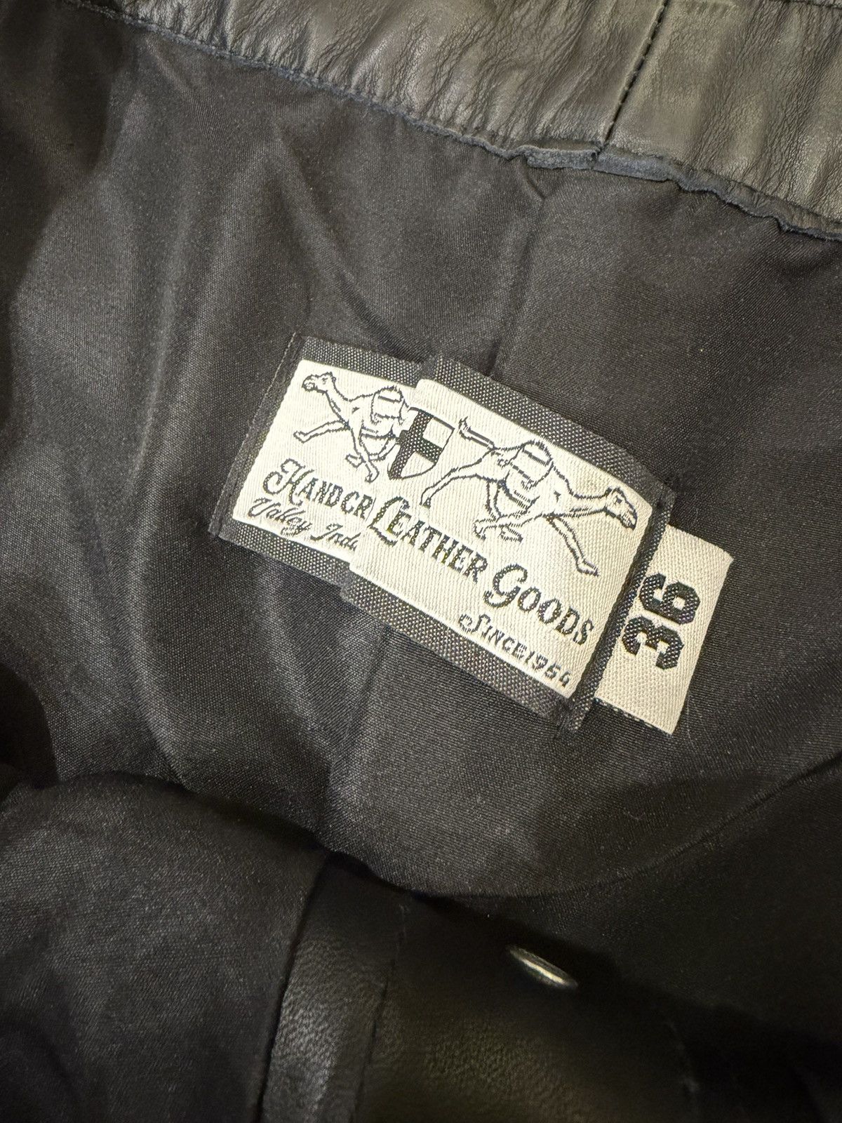 Vale Vale Industries Leather Cross Pants Size US 36 / EU 52 - 3 Thumbnail