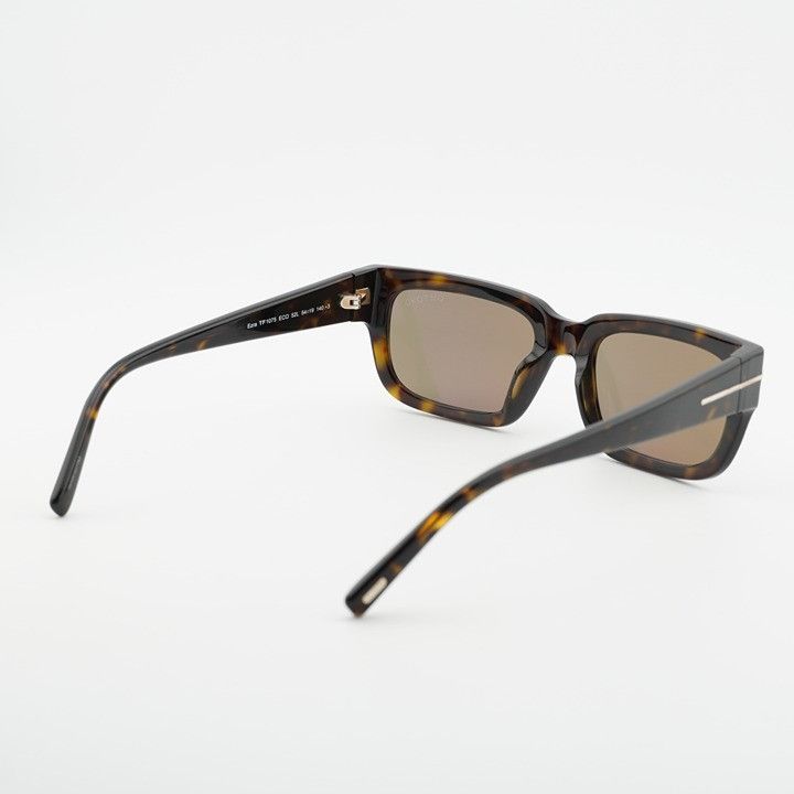 Tom Ford Tom Ford Ezra FT1075 52L Sunglasses Havana Rectangle Frame Size ONE SIZE - 4 Thumbnail