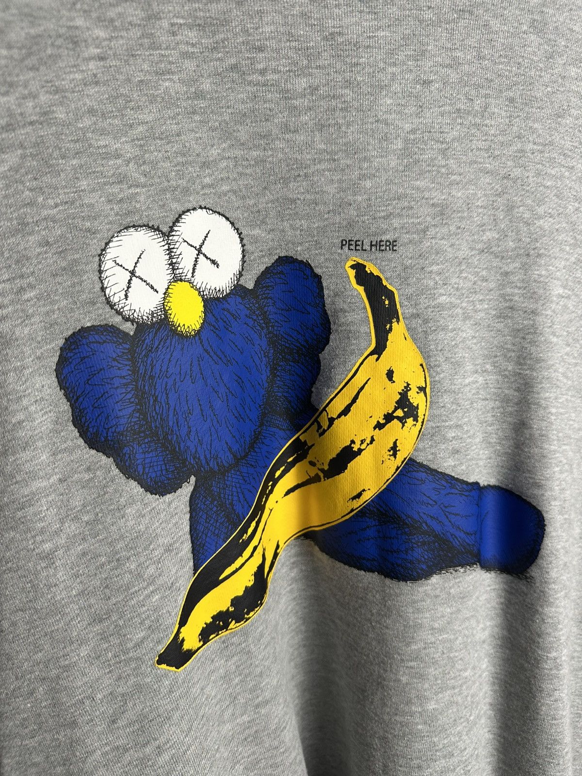 Andy Warhol × Kaws × Uniqlo Uniqlo x Kaws x Warhol Grey/Blue Sweatshirt M Size US M / EU 48-50 / 2 - 2 Thumbnail