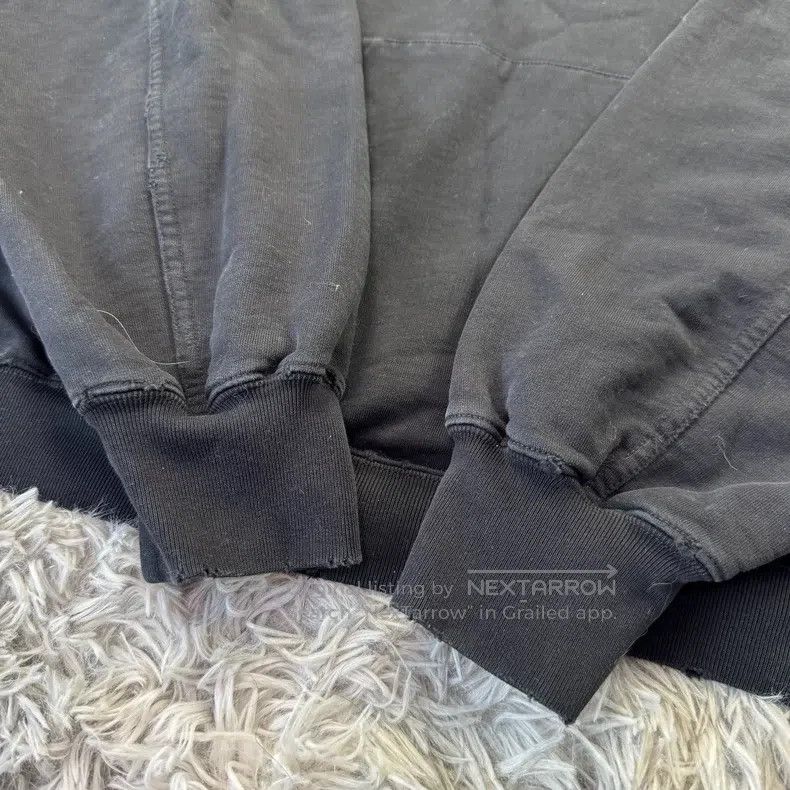 Balenciaga Balenciaga Destroyed Hoodie Size US XXS / EU 40 - 4 Thumbnail
