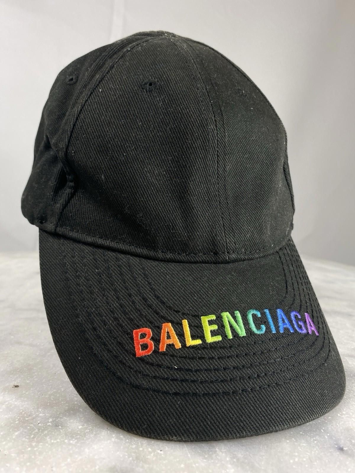 Balenciaga Balenciaga Rainbow Spellout Logo Cap Size ONE SIZE - 1 Thumbnail