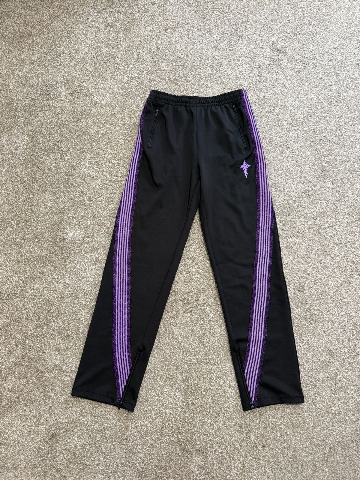 Pre-owned Hmdd X The Gv Gallery Gv Gallery Raspberry Hills Dad Sweats In Black Purple