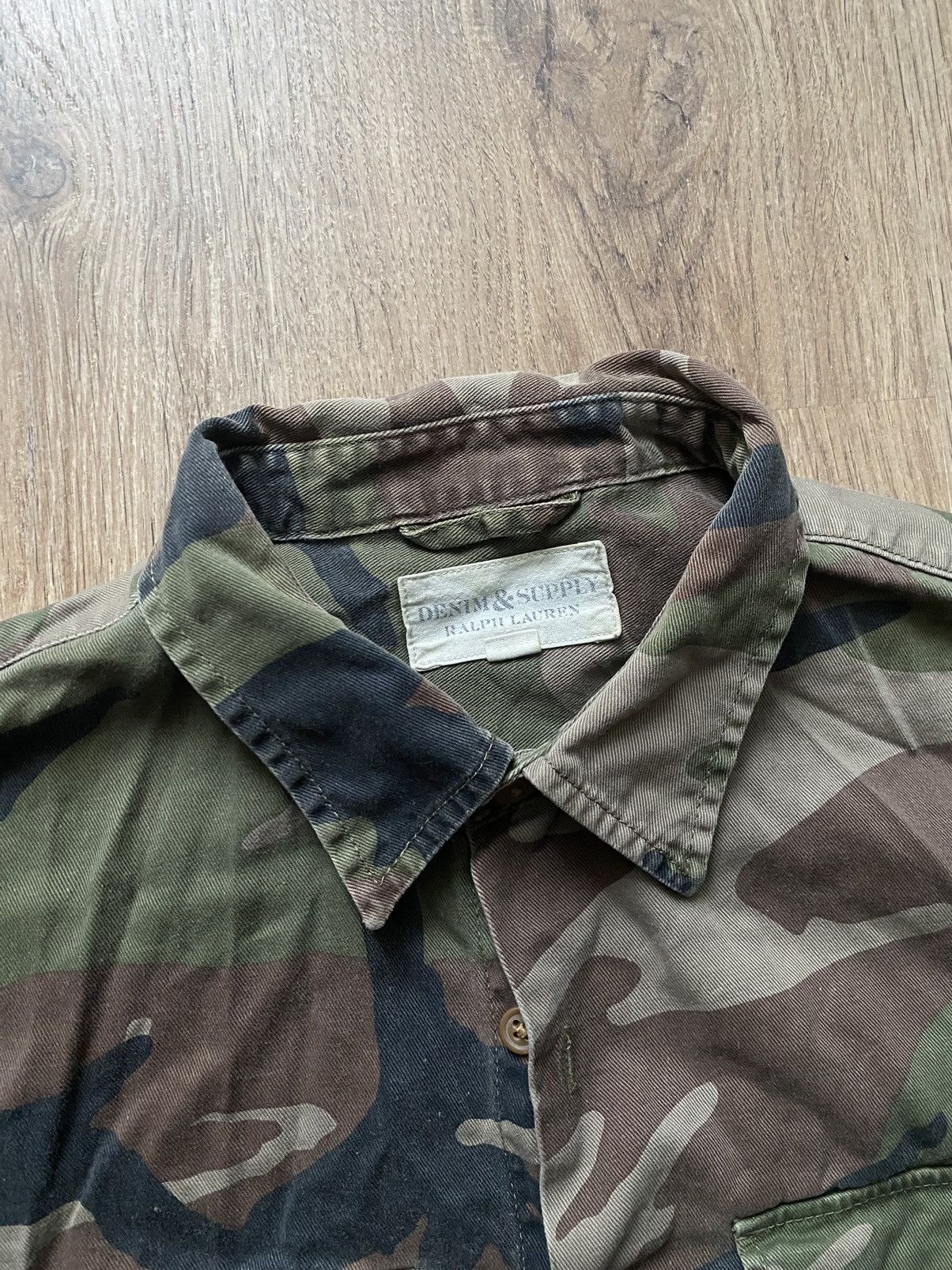 Denim & Supply Ralph Lauren × Polo Ralph Lauren × Vintage Vintage Polo Ralph Lauren Denim supply Y2K camo button shirt Size US M / EU 48-50 / 2 - 3 Thumbnail