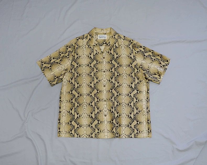 Wacko Maria wacko maria Snake-print short-sleeved shirt 2503-Nextarrow Size US XL / EU 56 / 4 - 2 Thumbnail