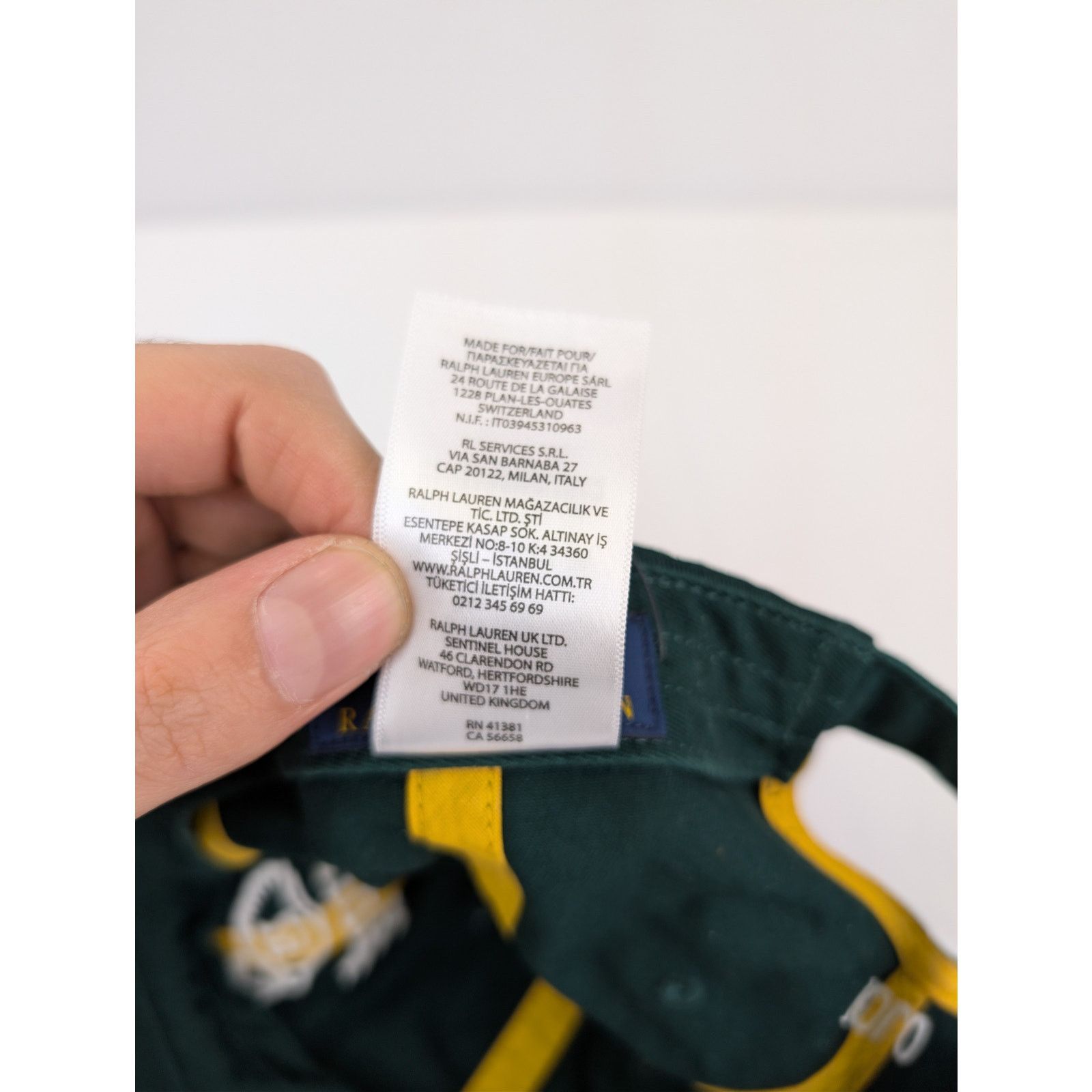 Ralph Lauren o1rshd1 CC20 Size: OS / Cap / Hat in Green Size ONE SIZE - 15 Thumbnail