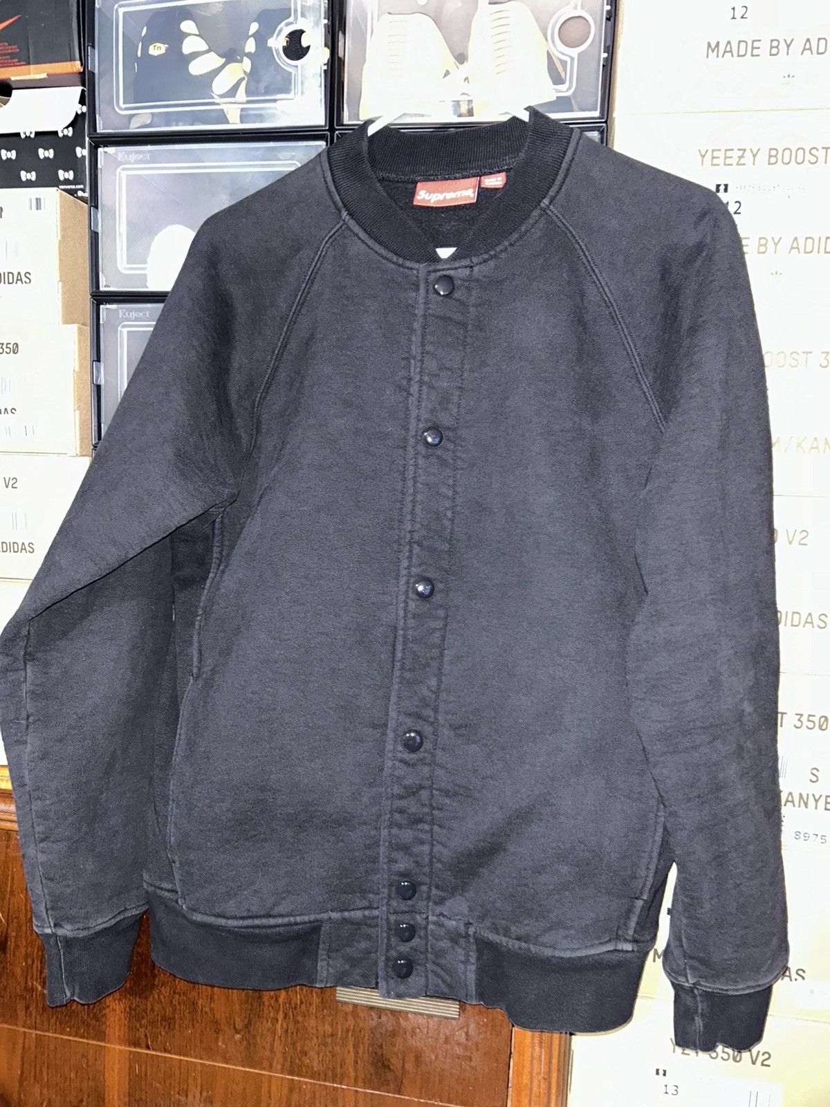 Supreme Supreme Snap Front Arc Logo Jacket Black FW13 size Medium Size US M / EU 48-50 / 2 - 9 Thumbnail