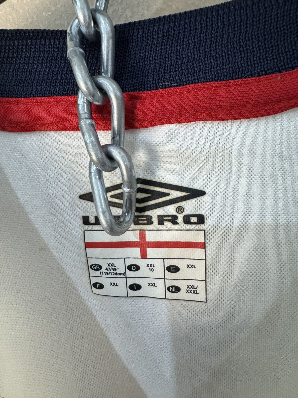 Umbro 00s Vintage Umbro x England 2002/03 Home Soccer Jersey Size US XXL / EU 58 / 5 - 3 Thumbnail