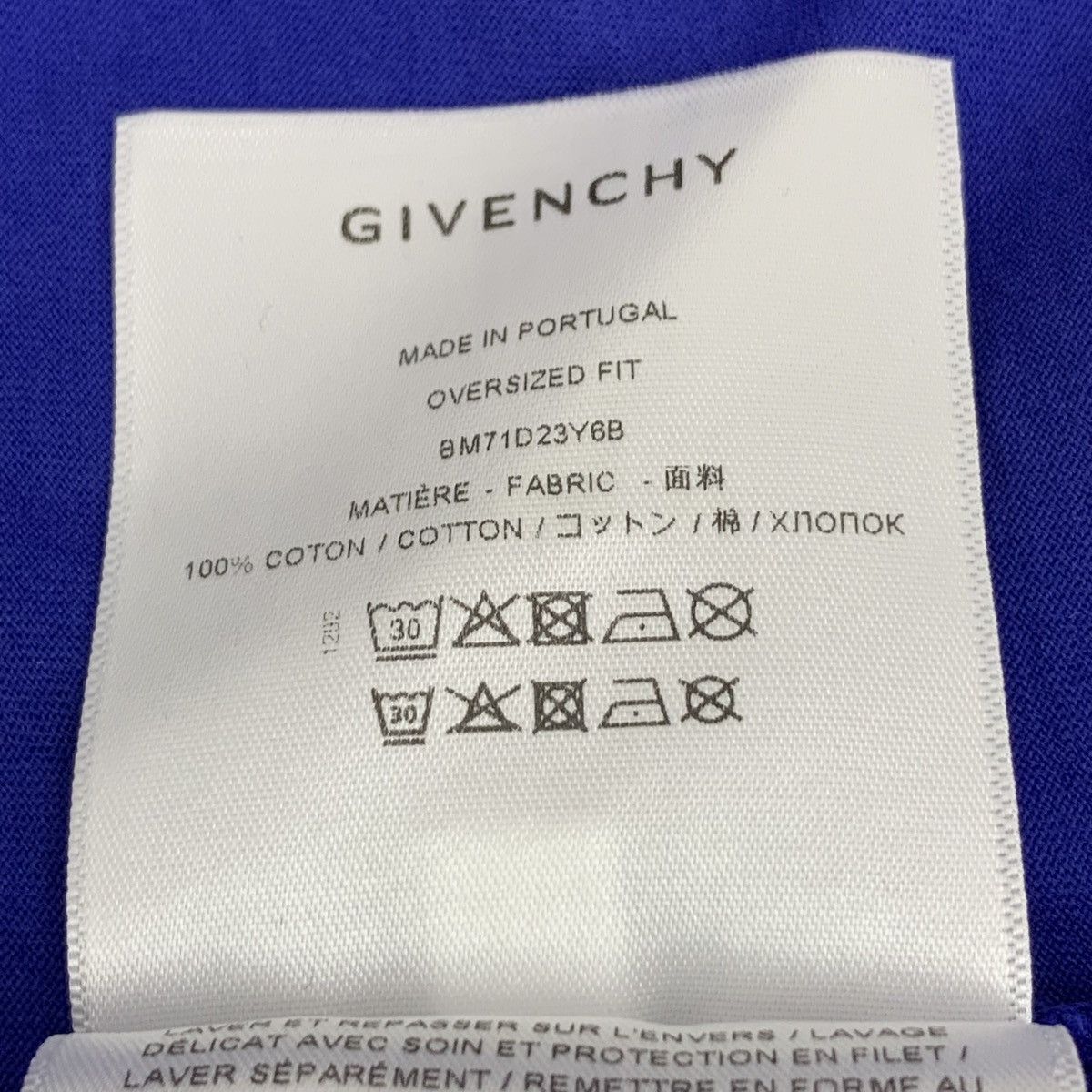 Givenchy Givenchy Tie-dye Logo Printed Short Sleeve T-shirt K26WX Size US L / EU 52-54 / 3 - 8 Thumbnail