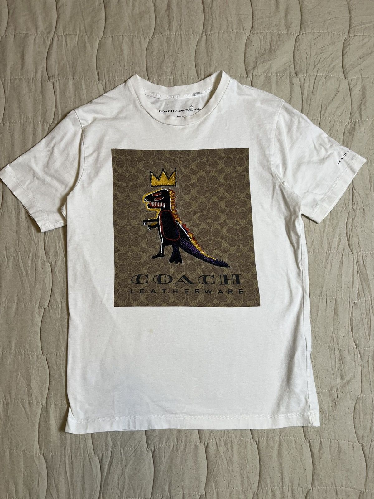 Coach × Jean-Michel Basquiat Coach X Jean Michel Basquiat Signature T Shirt Size XS Size XS / US 0-2 / IT 36-38 - 1 Thumbnail