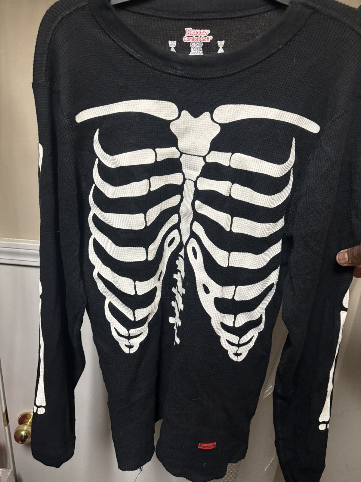 Hanes Supreme/Hanes skeleton camo long sleeve thermal *DS* | Grailed