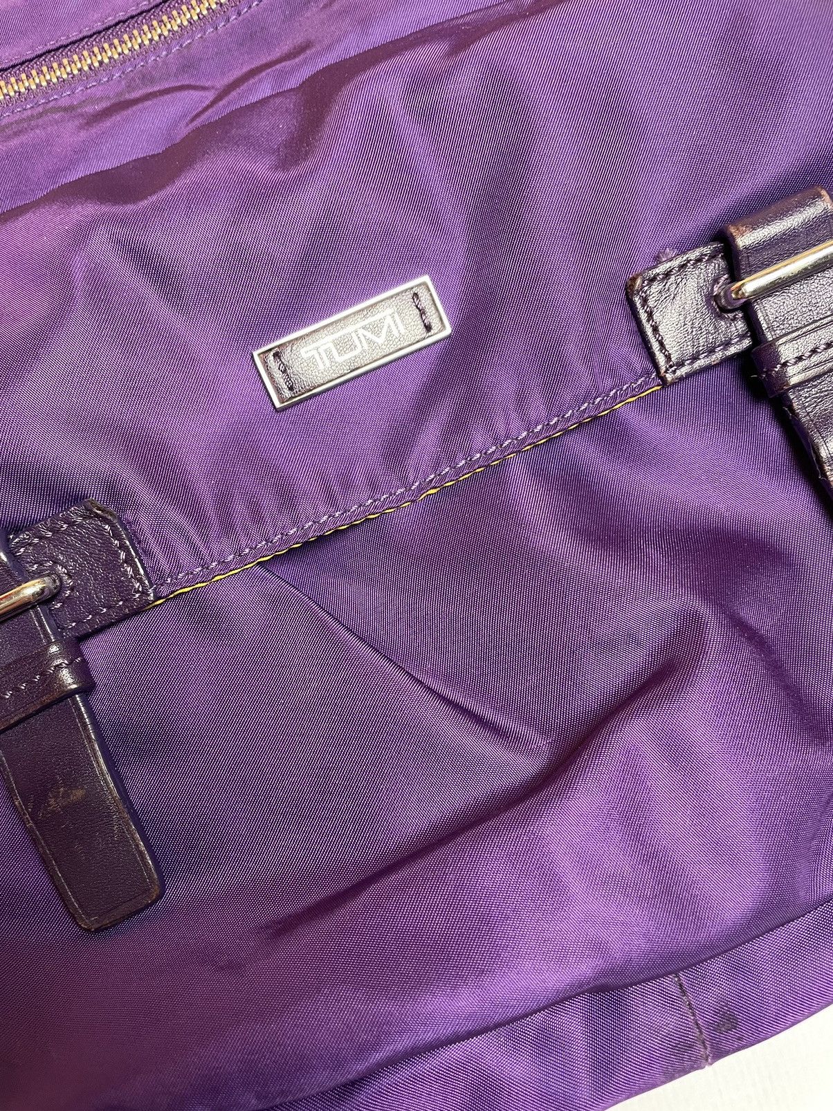 Tumi Tumi Y2K Purple Nylon Crossbody Messenger Bag Size ONE SIZE - 3 Thumbnail