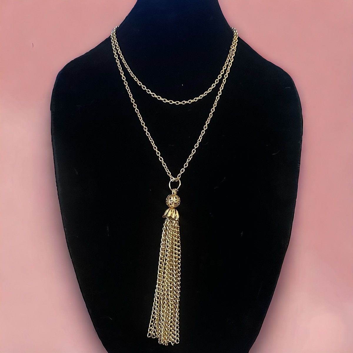 Other Gold tone tassel pendant necklace Size ONE SIZE - 1 Thumbnail