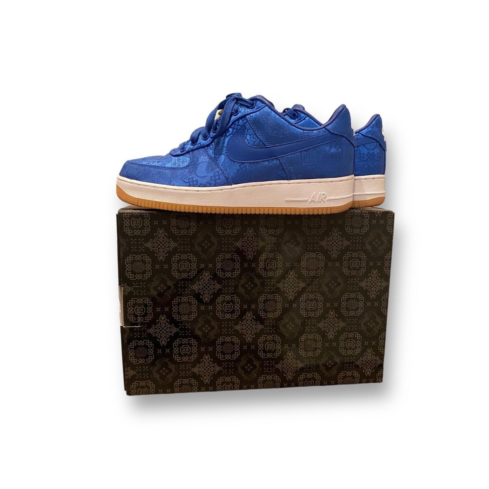 Nike Air Force Premium x CLOT Royal Silk Blue