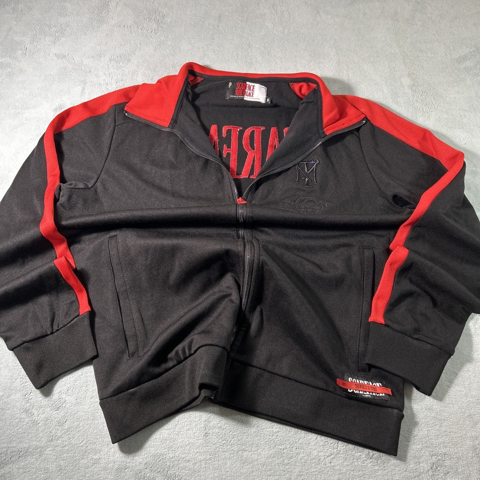 Shoe Palace Scarface Tony Montana Track Jacket Mens XL Shoe Palace Size US XL / EU 56 / 4 - 14 Thumbnail
