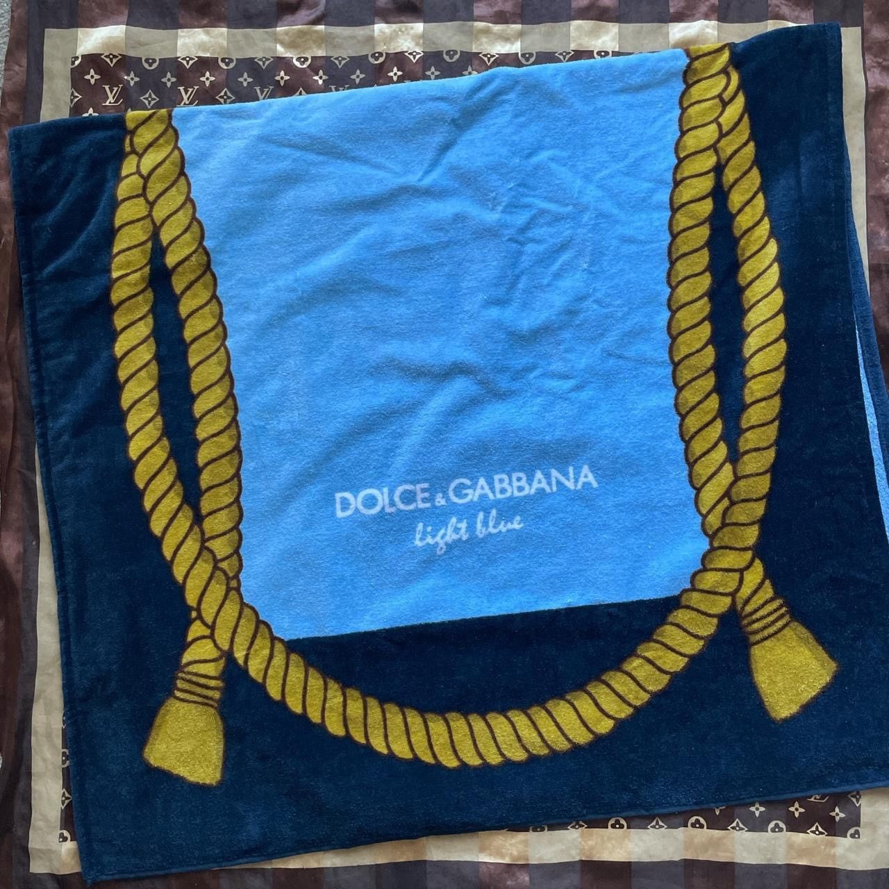 Dolce & Gabbana D&G “Light Blue” Towel Size ONE SIZE - 1 Thumbnail
