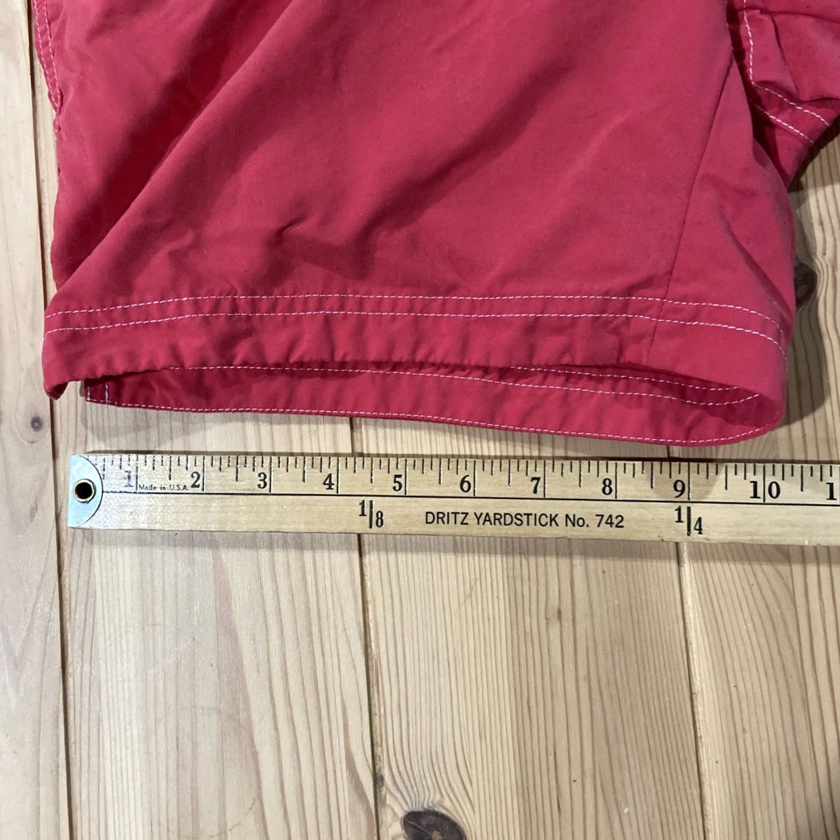 Vintage Heron Haberdashery Mens Bottom L Red Trunks Preppy Swim Portugal Red Size US 33 - 5 Thumbnail