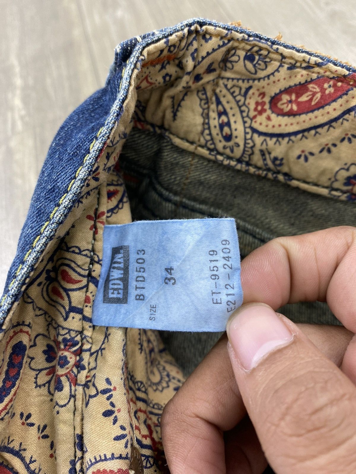 If Six Was Nine 2000s Ediwn Trip Japan Distressed Faded Lgb Punk Style Jeans Size US 34 / EU 50 - 10 Thumbnail
