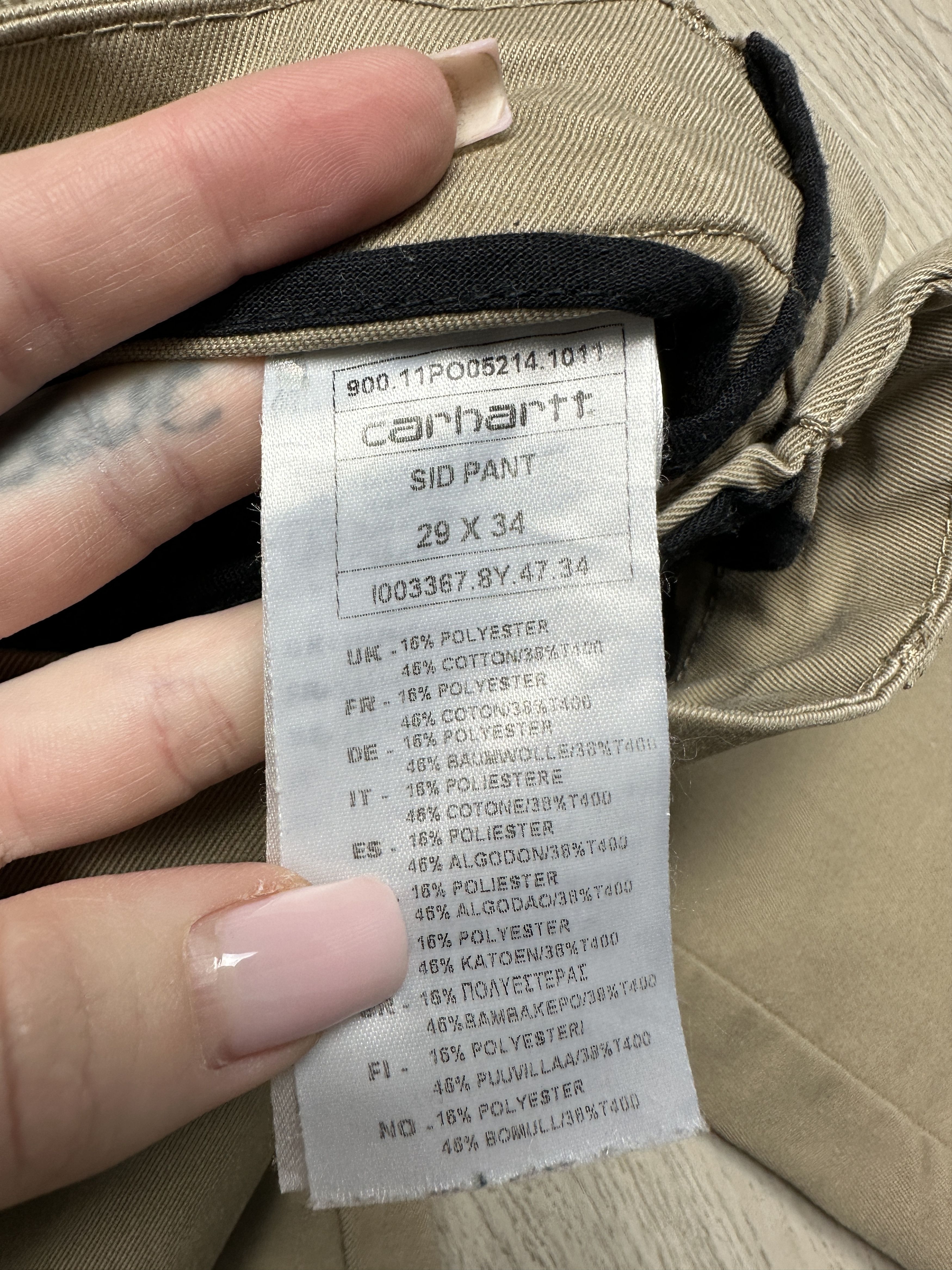 Carhartt Carhartt Vintage Mens Sid Chino Pants Size US 29 - 8 Thumbnail