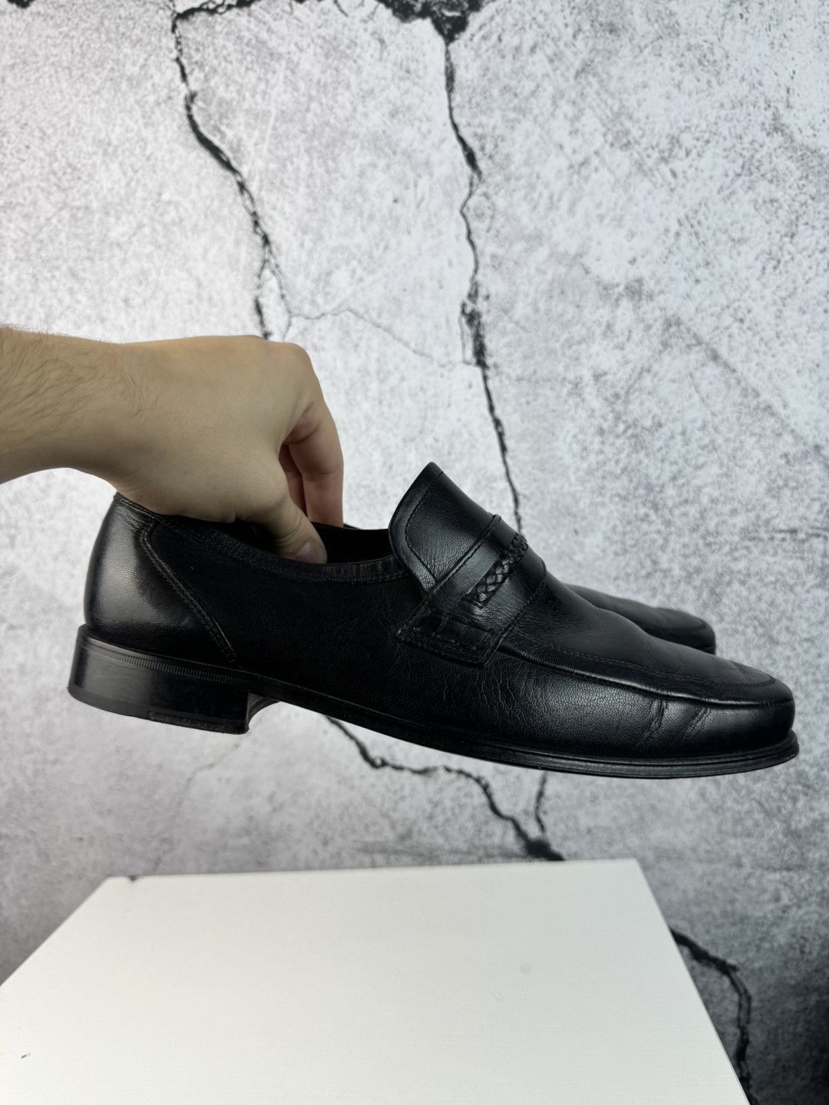 Leather Vintage Luxury Leather Casual Loafers Hype Rare Y2k Size US 11 / EU 44 - 3 Thumbnail