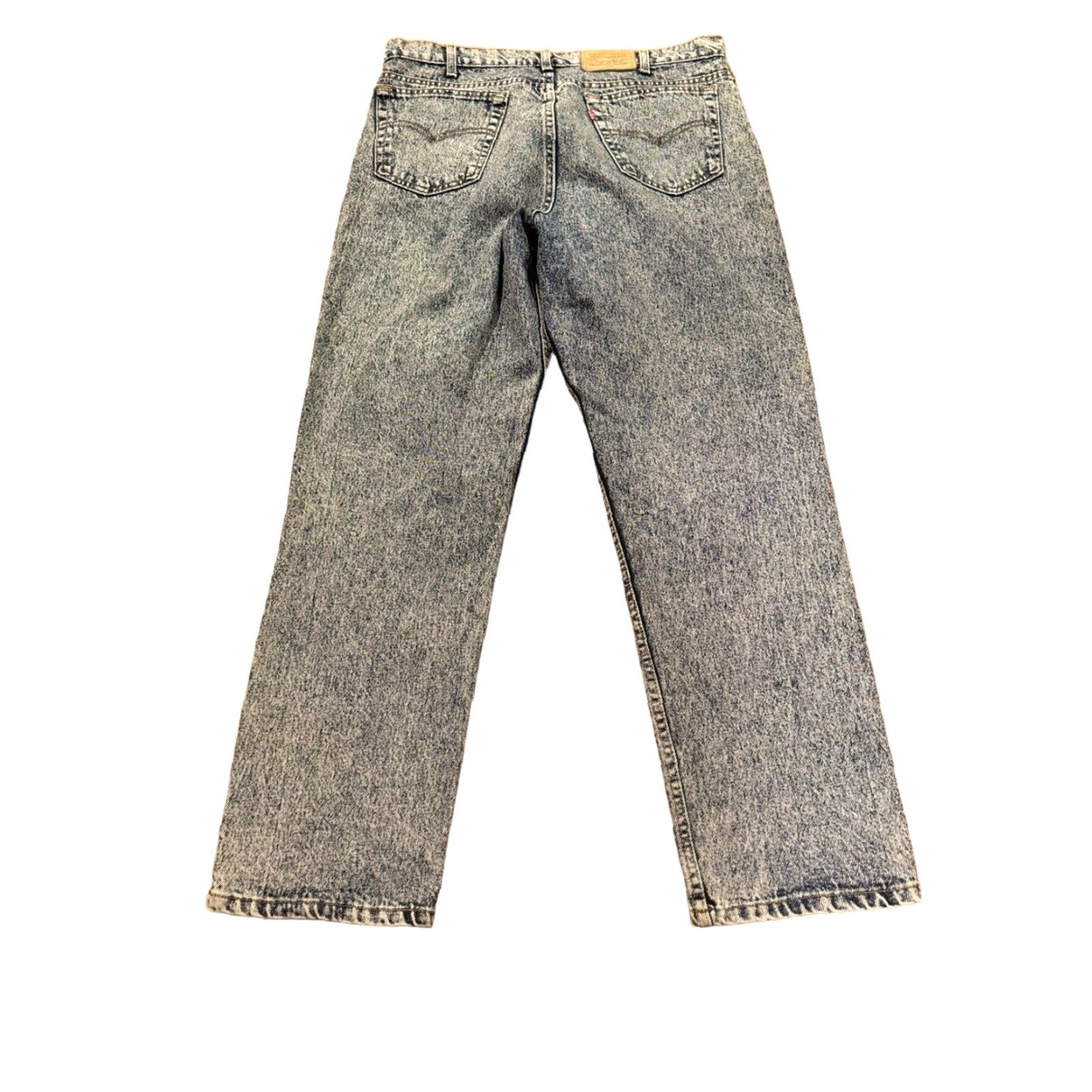 Denime VINTAGE Levi’s 540 Jeans Denim 80s Red Tab Acid Wash Relaxed Fit 38x30 USA Blue Mens Size US 38 / EU 54 - 5 Thumbnail
