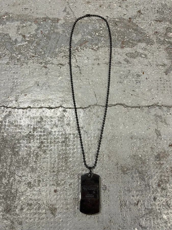 Jean Paul Gaultier Jean Paul Gaultier Steel Dog Tags Necklace Size ONE SIZE - 7 Thumbnail