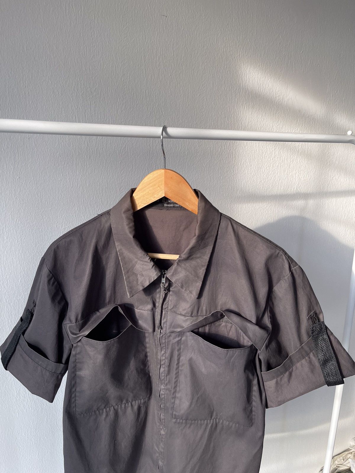 If Six Was Nine × Le Grande Bleu (L.G.B.) × Yasuyuki Ishii Yasuyuki Ishii ‘Exalt Of Violence’ Two Pocket Zip Shirt Size US M / EU 48-50 / 2 - 9 Thumbnail