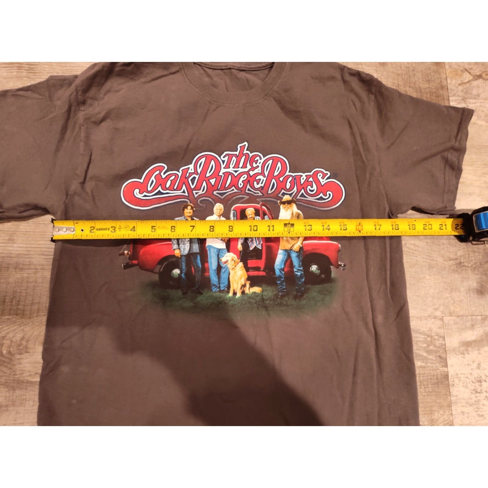 Gildan GILDAN The Oak Ridge Boys Celebration Tour T-Shirt Grayish Brown Men Medium Graphic Print Music Band Size US M / EU 48-50 / 2 - 4 Thumbnail