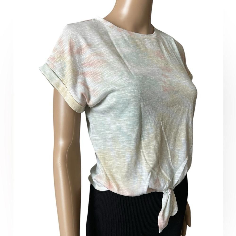 Designer Ardene Tie-Front Shirt, Size Medium Size M / US 6-8 / IT 42-44 - 2 Thumbnail